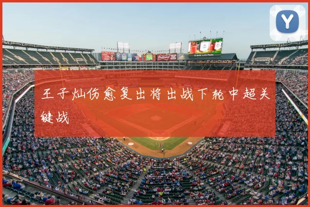 王子灿伤愈复出将出战下轮中超关键战